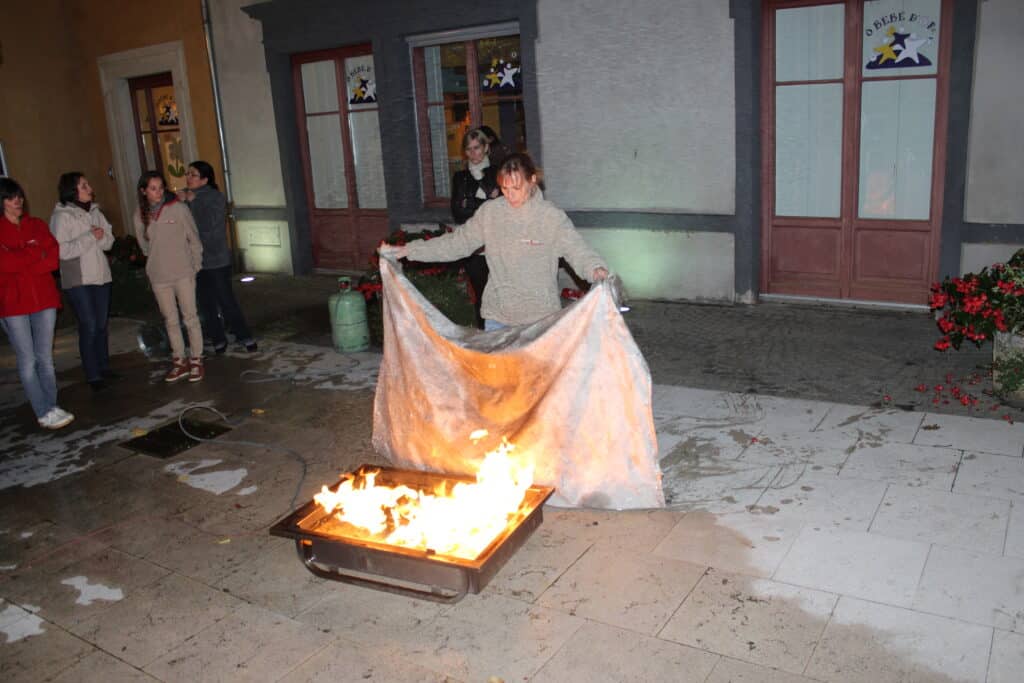 couverture anti feu formation incendie
