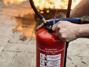 formation extincteur, incendie extincteur