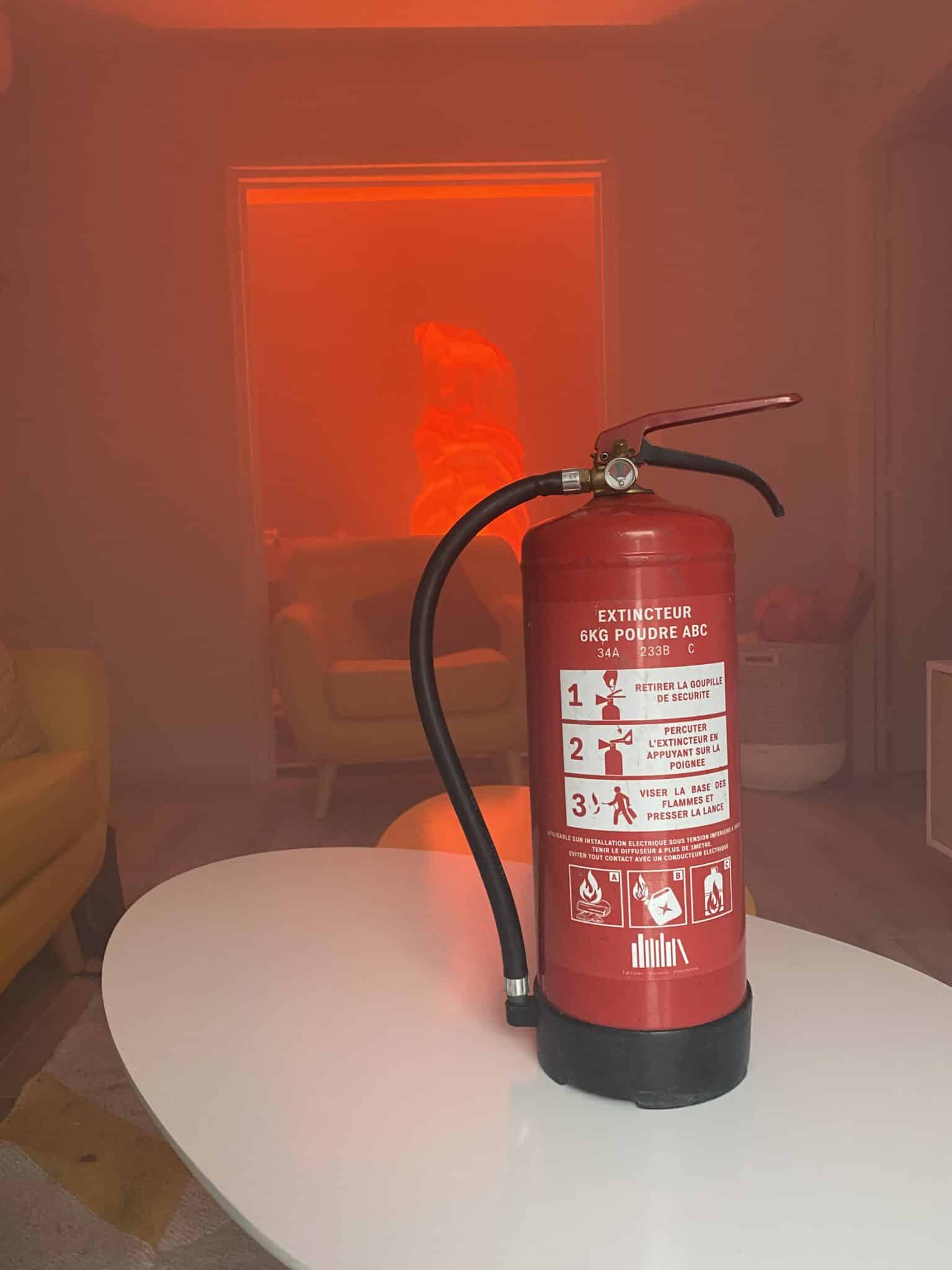 réagir en cas de feu de friteuse