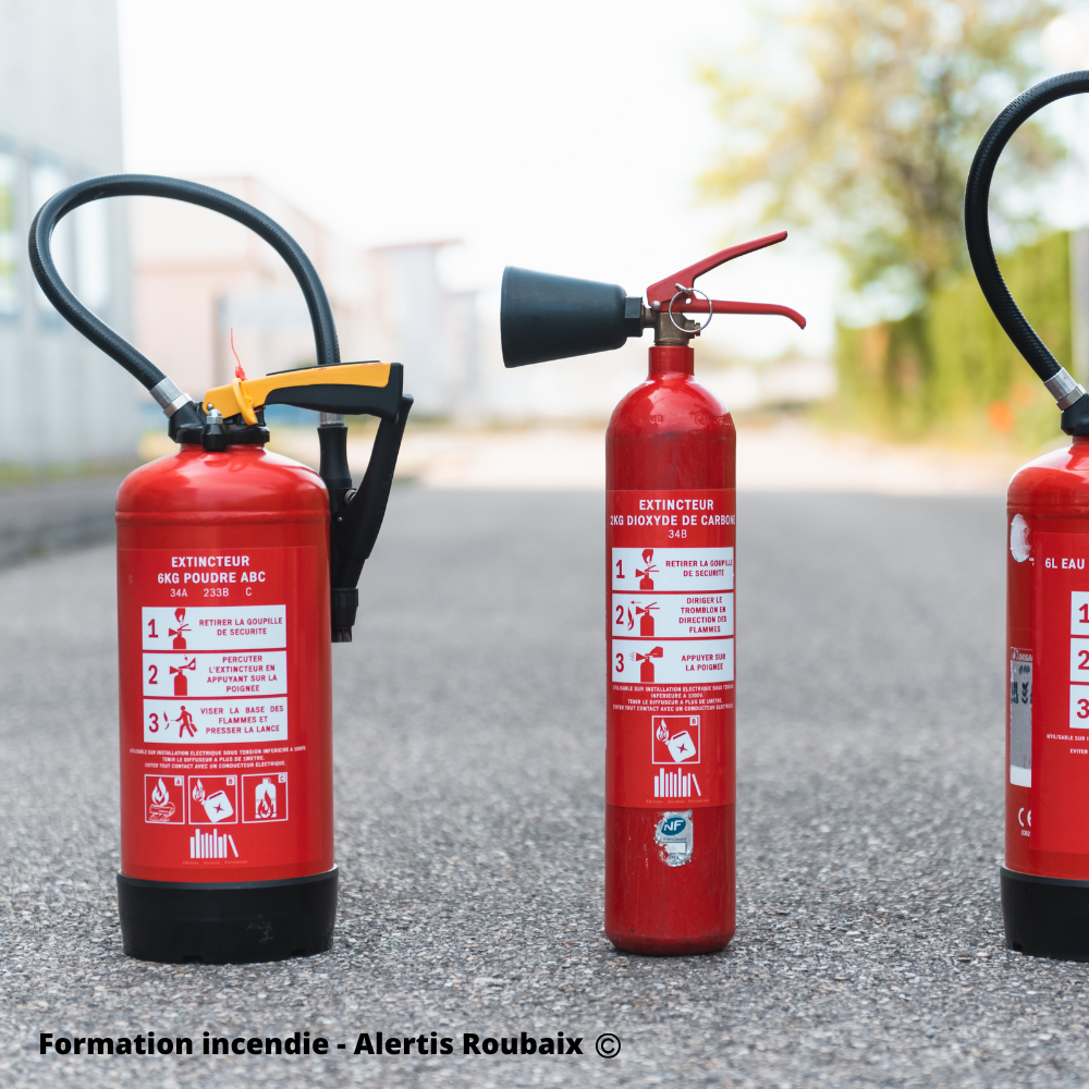 Formation incendie manipulation des extincteurs