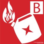Feux de classe B : Feux de liquides, ou de solides liquéfiables