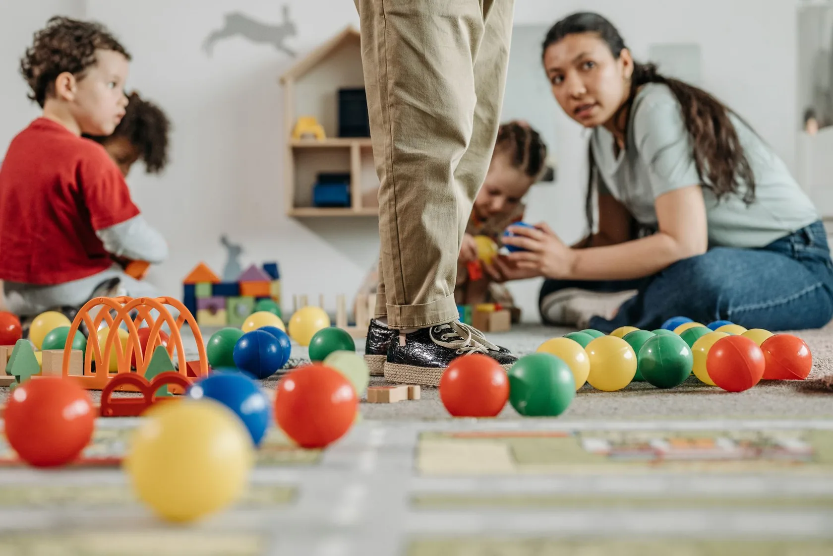 Professionnelle de la petite enfance en situation de formation