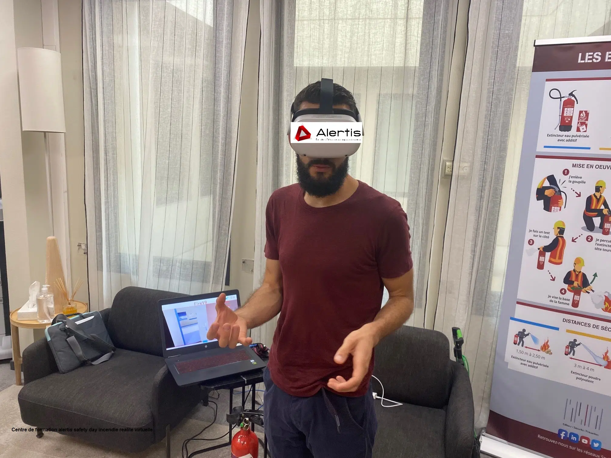Atelier réalité virtuelle lors d’une journée Safety Day