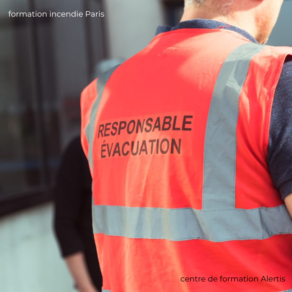 Formation incendie, exercice d'évacuation incendie, Paris